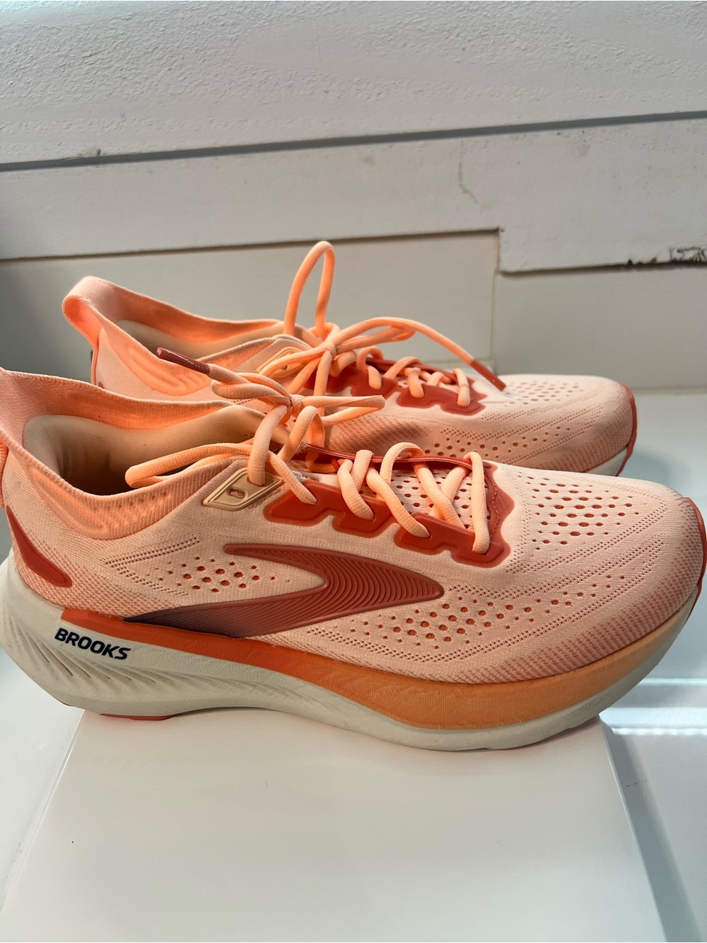 Brooks Women’s Peach/Coral Running Shoes - Lightweight Support